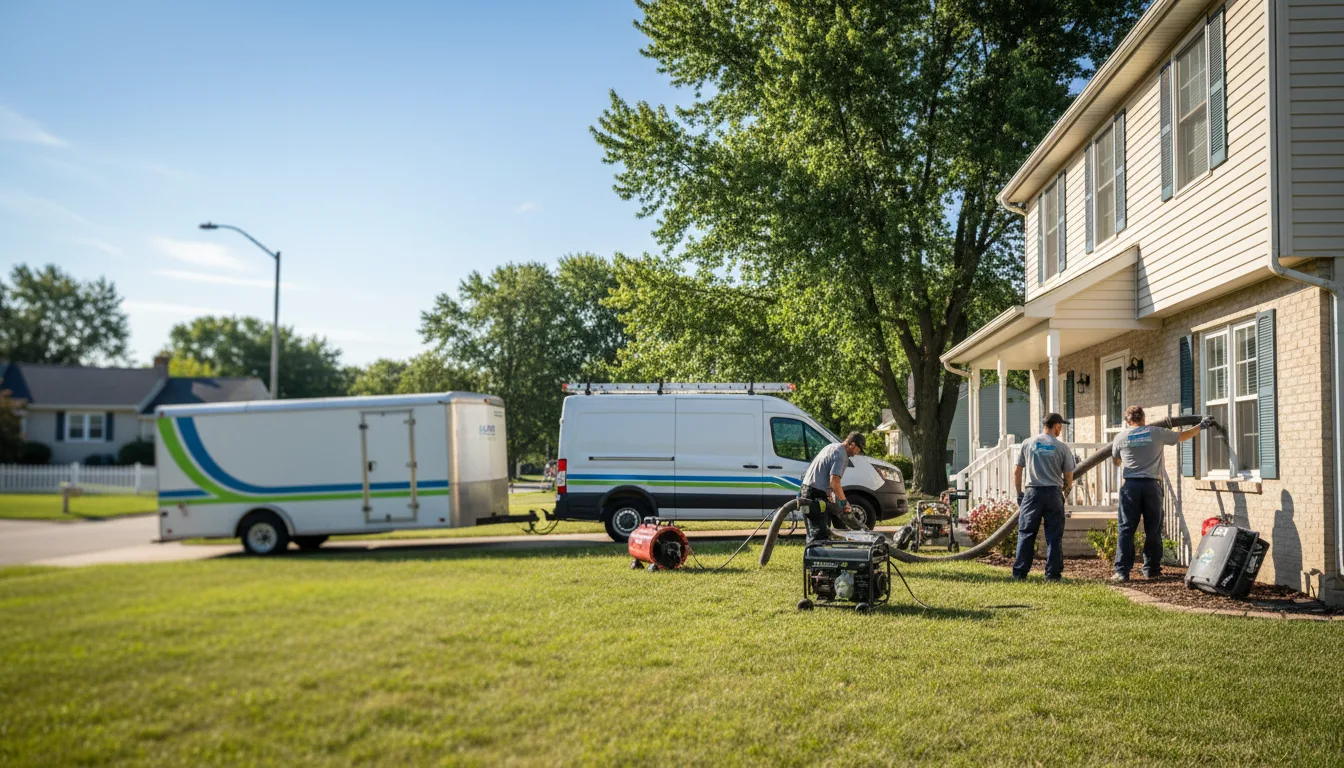 Flooded Basement Restoration And Cleanup With Repair in Kearsarge, MI near me